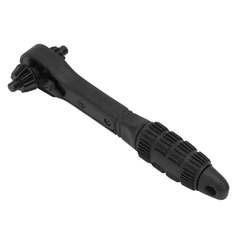 JADPES Universal Ratchet Chuck Key, Drill Chuck Ratchet Wrench Double Head Drill Chuck Wrench Use Chuck Drill Chuck Key Wrench Tool for Tightening Loosening - Image 1